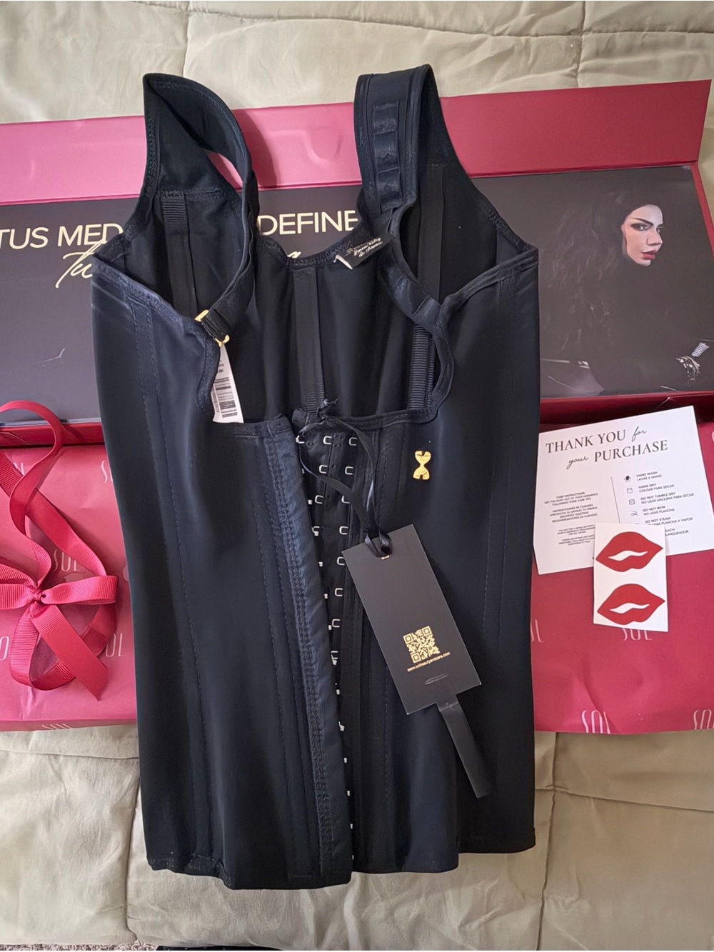 Sol Beauty & Care Waist Trainer Vest - Black